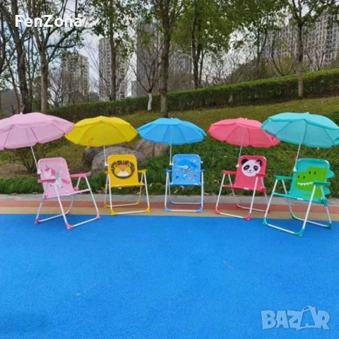 Детски сгъваем стол с чадър NS6332, снимка 2 - Други - 54096309