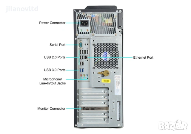 Работна станция Lenovo S30 E5-1620 QUADRO K2000 2GB DDR5 32GB 256GB SSD+500GB HDD 24 МЕСЕЦА ГАРАНЦИЯ, снимка 5 - Работни компютри - 44019481