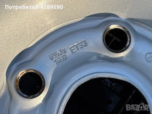 4бр.Оригинални джанти 16цола 5x112 ET33 за Vw Tiguan,Sharan,Audi Q3,Seat Alhambra, снимка 9 - Гуми и джанти - 54015307
