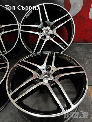 Оригинални алуминиеви джанти АМГ (AMG) за Мерцедес (Mercedes), Спорт пакет, 20 цола, 5x112, снимка 4 - Гуми и джанти - 55330654