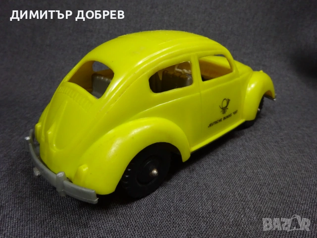 СТАРА РЕТРО ПЛАСТМАСОВА ИГРАЧКА КОЛИЧКА VOLKSWAGEN, снимка 5 - Колекции - 54105993