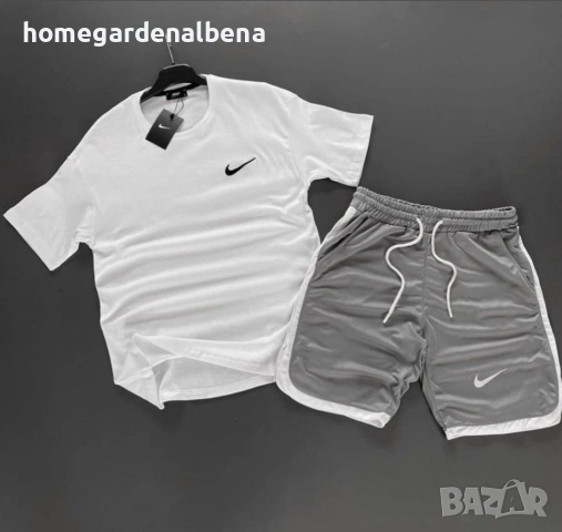 Мъжки летен спортен екип Nike – Тениска + Шорти! 👕🩳☀️, снимка 4 - Спортни дрехи, екипи - 54316659