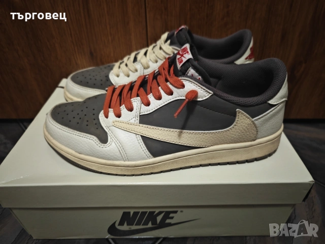 Nike air Jordan 1 x Travis Scott, снимка 3 - Ежедневни обувки - 53978277