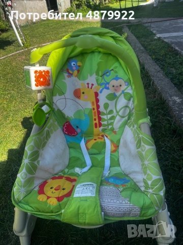 Шезлонг за бебче Fisher Price - 10 евро, снимка 3 - Други - 55234516