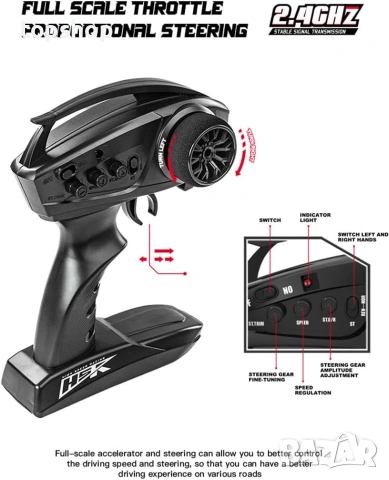 Чисто нов Офроуд RC Краулер Камион rcxperts HSR G2201-A, 1/16 4WD , снимка 7 - Коли, камиони, мотори, писти - 55105082