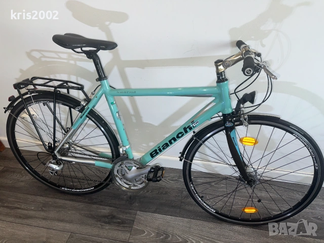 Велосипед Bianchi Via delle BATTAGLIE – Оригинален, Хибрид, Shimano Sora