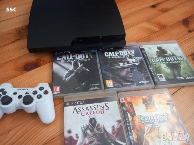 PS3 Slim 320GB хакнат +игри
