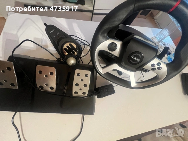 Геймърски волан Maxx Tech Pro FF Racing Wheel Kit (Force Feedback)