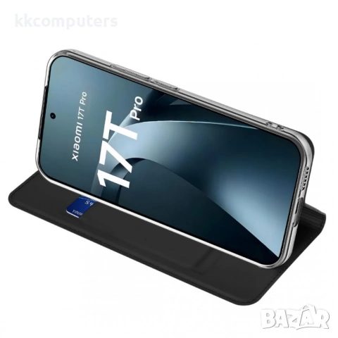 DUX DUCIS Skin Pro Кожен Калъф Тефтер със Скрийн Протектор за Xiaomi 17T Pro – 3 цвята, снимка 7 - Калъфи, кейсове - 54864205