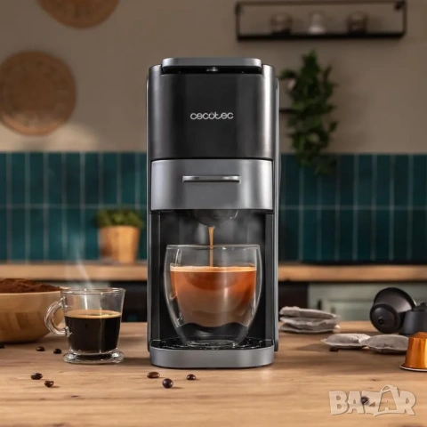 Мултикапсулна кафемашина 4в1 Cecotec Freestyle Compact Dark, снимка 3 - Кафемашини - 55076929