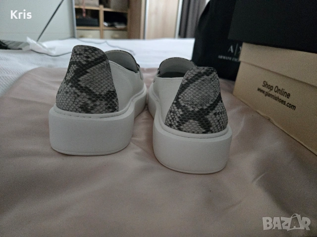 MAK-SHOES дамски обувки от естествена кожа 39, снимка 2 - Маратонки - 54639972