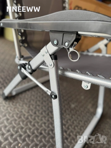 Сгъваем шезлонг до 150кг, снимка 7 - Градински мебели, декорация  - 54187360