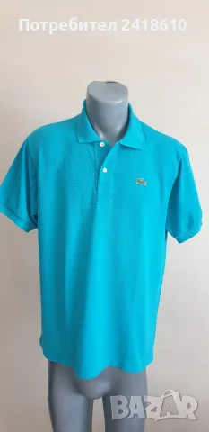 Lacoste Classic Fit  Pique Cotton Mens Size 5 - L  ОРИГИНАЛ! Мъжка Тениска, снимка 11 - Тениски - 55295682