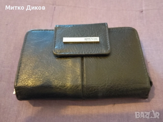 Kenneth Cole Reaction. Марков портфейл естествена кожа унисекс 150 х 95 мм