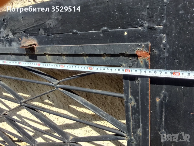 Желязна врата с каса, снимка 5 - Други - 55262539