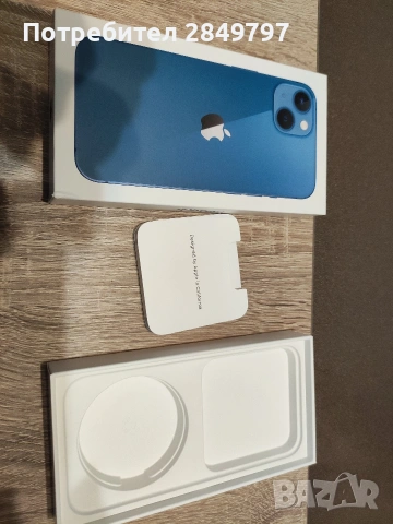 Продавам iphone 13, blue, 128 GB, снимка 7 - Apple iPhone - 54980219