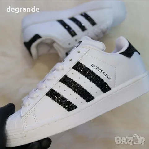 👟 Дамски Маратонки Adidas Superstar, снимка 2 - Маратонки - 55399402