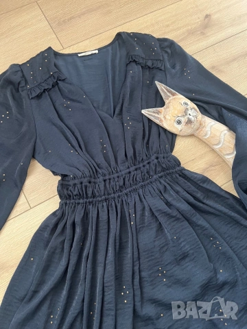 Тъмно синя рокля, снимка 2 - Рокли - 54241730