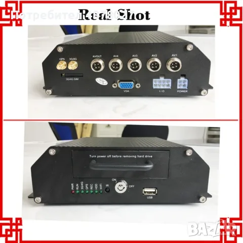 4G MDVR Видеорегистратор за автобус и камион  AC63, снимка 4 - Аксесоари и консумативи - 55578875