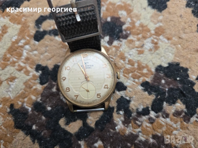 Швейцарски ретро механичен часовник от марката Technos (Технос)