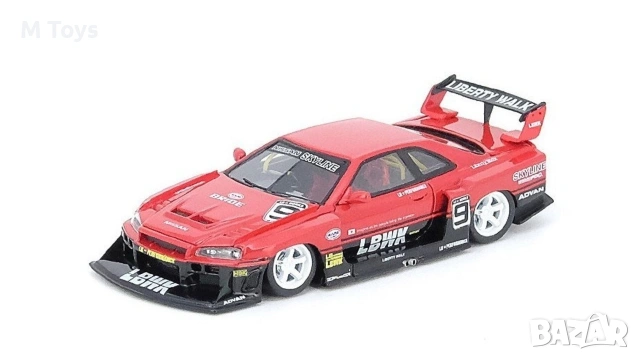 Nissan Skyline R34 GTR – Метален модел 1:24