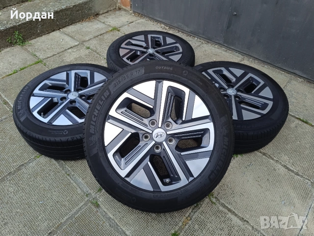 ОРИГИНАЛНИ джанти с гуми 17 ' цола 215 55 5x114,3 HYUNDAI KONA / Хюндай Кона + датчици