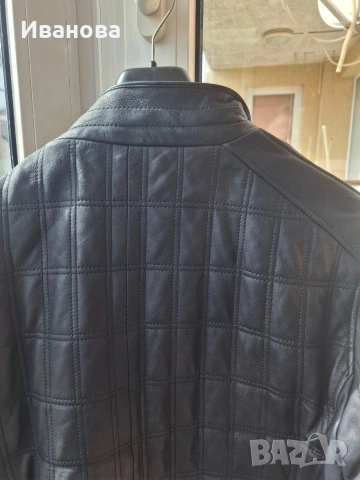 Мъжко яке естествена кожа и сака, снимка 2 - Якета - 54015546