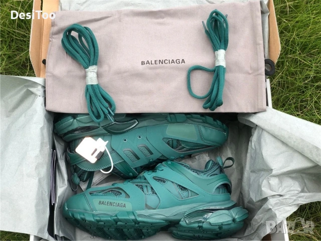 Balenciaga Track Sneaker "Dark Green" , снимка 4 - Маратонки - 54362687