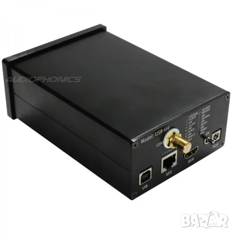 Hi-End USB Интерфейс L.K.S Audio USB-100 (Amanero) + Отделно R-core Линейно Захранване, снимка 3 - Други - 55658448