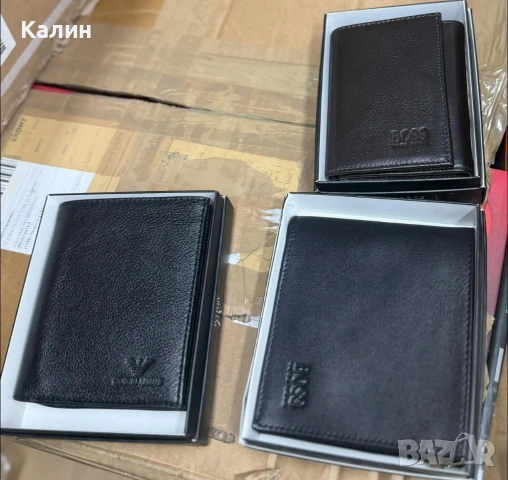 Мъжки портфейли от естествена кожа - различни модели - 20€, снимка 2 - Портфейли, портмонета - 54515159
