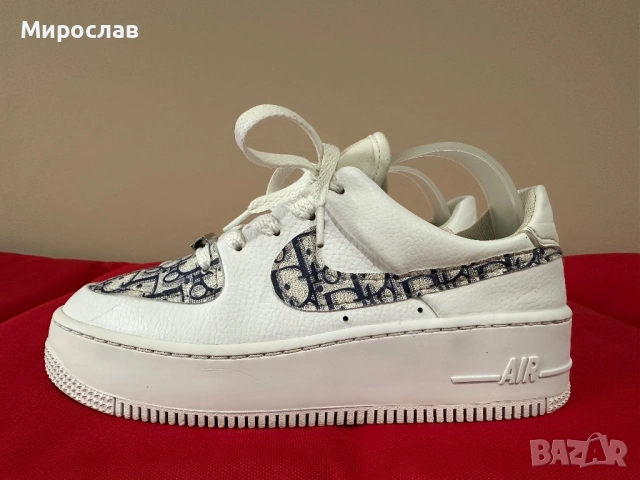Nike AF 1 vs Dior Limited Edition дамски маратонки, снимка 2 - Маратонки - 54767944