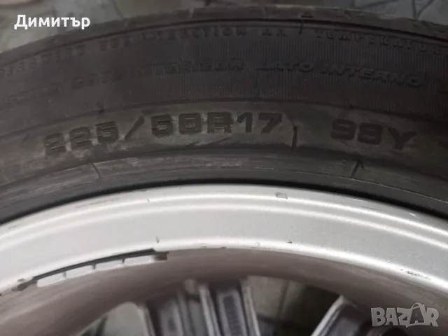 4 оригинални джанти спорт-пакет с летни гуми 17" за Mercedes, снимка 15 - Гуми и джанти - 55598826