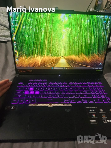 Asus TUF GAMING A17 , снимка 2 - Лаптопи за игри - 54245126