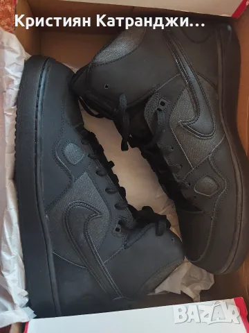 Високи кецове Nike 46 номер, снимка 3 - Кецове - 55600355