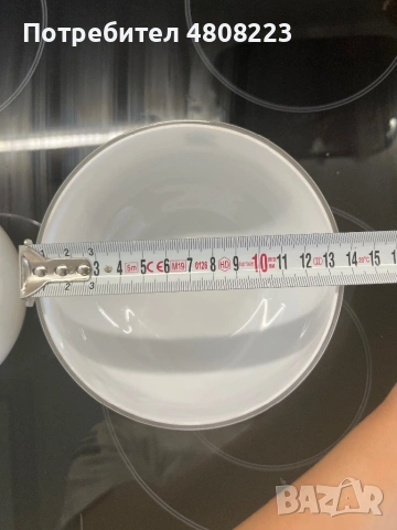 Ръчно рисувани стъклена ваза и купа, снимка 6 - Декорация за дома - 54317297