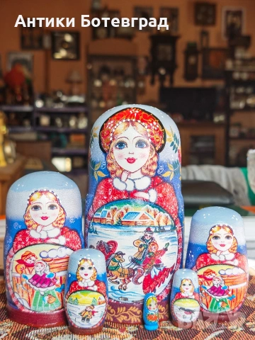 Матрьошки различни модели , снимка 4 - Антикварни и старинни предмети - 54722167