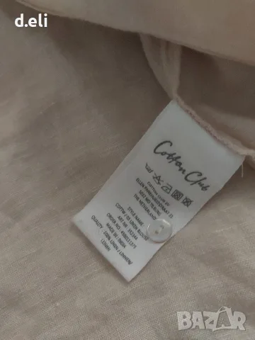 Corton Club Size L Лен Дамска риза, снимка 5 - Ризи - 55477049