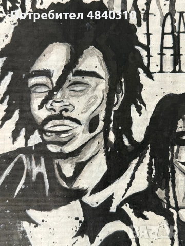 PLAYBOI CARTI / OPIUM INSPIRED  Авторска картина , снимка 2 - Картини - 54698987