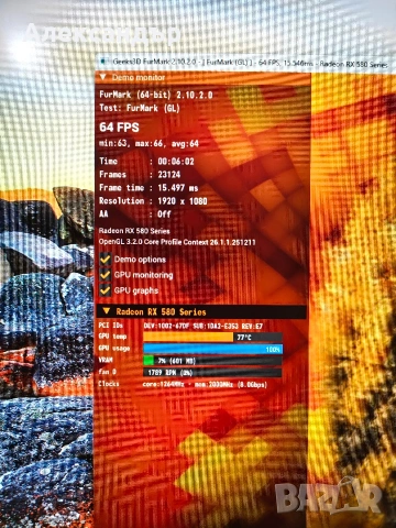 Бюджетен Геймърски Компютър / Ryzen 5 + RX 580 8GB / Win 11 & Office, снимка 6 - Геймърски - 54584304
