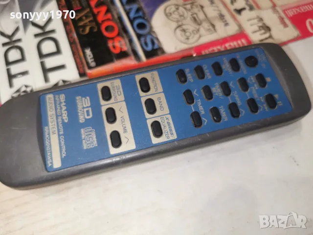 SHARP PRMCG0107AWSA AUDIO REMOTE 2407260845H2E7R, снимка 17 - Ресийвъри, усилватели, смесителни пултове - 55400127
