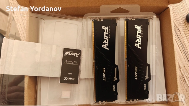 Kingston FURY BEAST DDR5 32GB Kit (2x16GB) 6000MT/s CL30, снимка 3 - RAM памет - 54320630