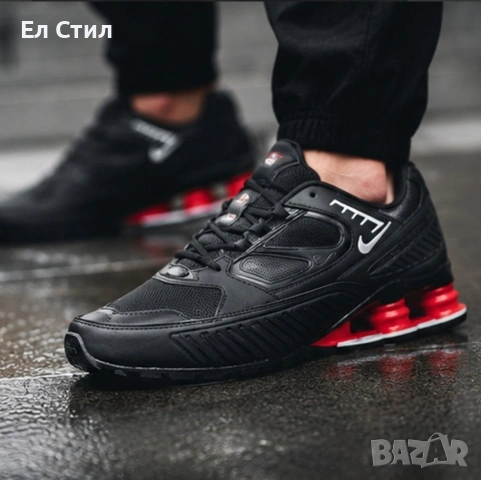 📌Nike Shox Enigma-Цвят Черно и Червено 40 41 42 43 44 45 Цена 82€ Еконт