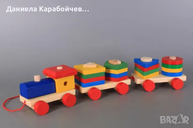 Дървено влакче с формички