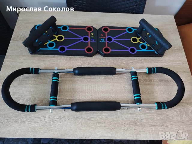 Фитнес уреди, дъска за лицеви опори и уред за гърди , снимка 3 - Фитнес уреди - 55670653