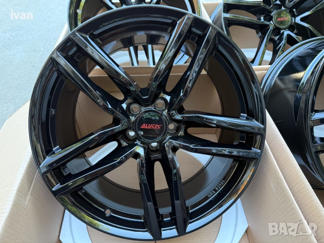 4 бр. чисто нови алуминиеви джанти Alutec 19 цола 5x112, централен отвор 66.5, ET20, 9J, снимка 6 - Гуми и джанти - 55240416