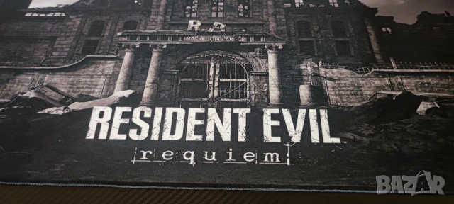 Resident Evil Requiem Mousepad R.P.D Racoon City Police Department Destroyed, снимка 5 - Джойстици и геймпадове - 54526048