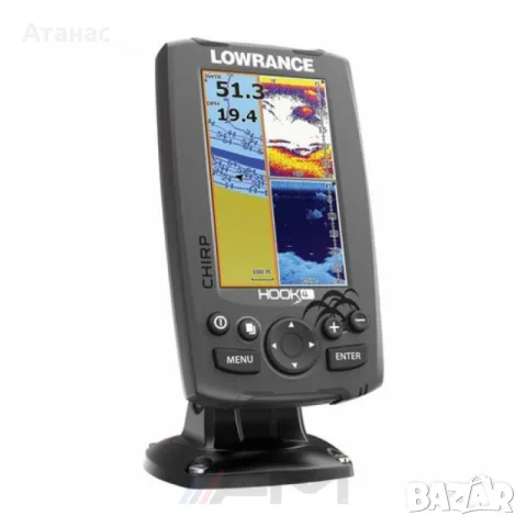 LOWRANCE Hook-4 CHIRP Combo (BG Menu) - Сонар с GPS, снимка 3 - Други - 55479942