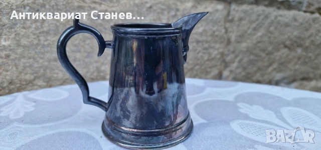 Стара посребрена каничка / латиера, снимка 4 - Сервизи - 55165302