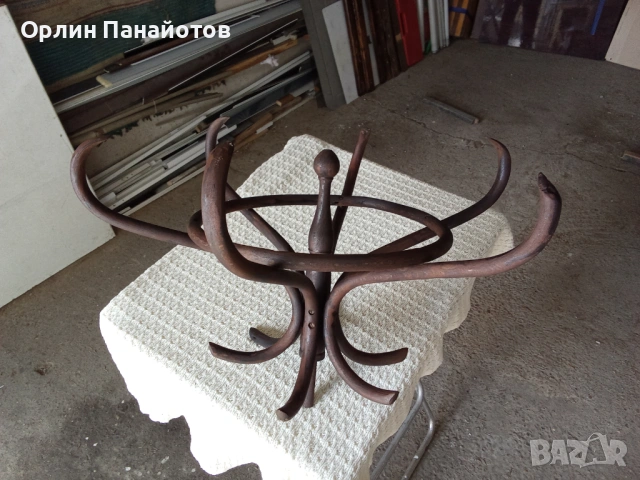 старинна виенска закачалка - дървена, снимка 2 - Други стоки за дома - 54834802