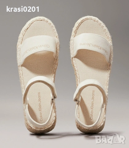 Calvin Klein Jeans Еспадрили Rope, оригинални сандали - 37, 38, 39, снимка 10 - Сандали - 54618424